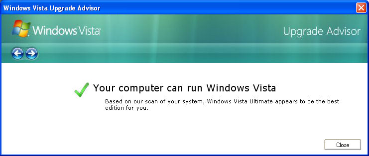 Windows Upgrade From Me To Vista
